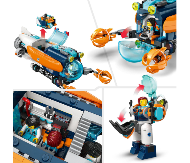 LEGO City 60379 Łódź podwodna badacza dna morskiego - 1144456 - zdjęcie 3